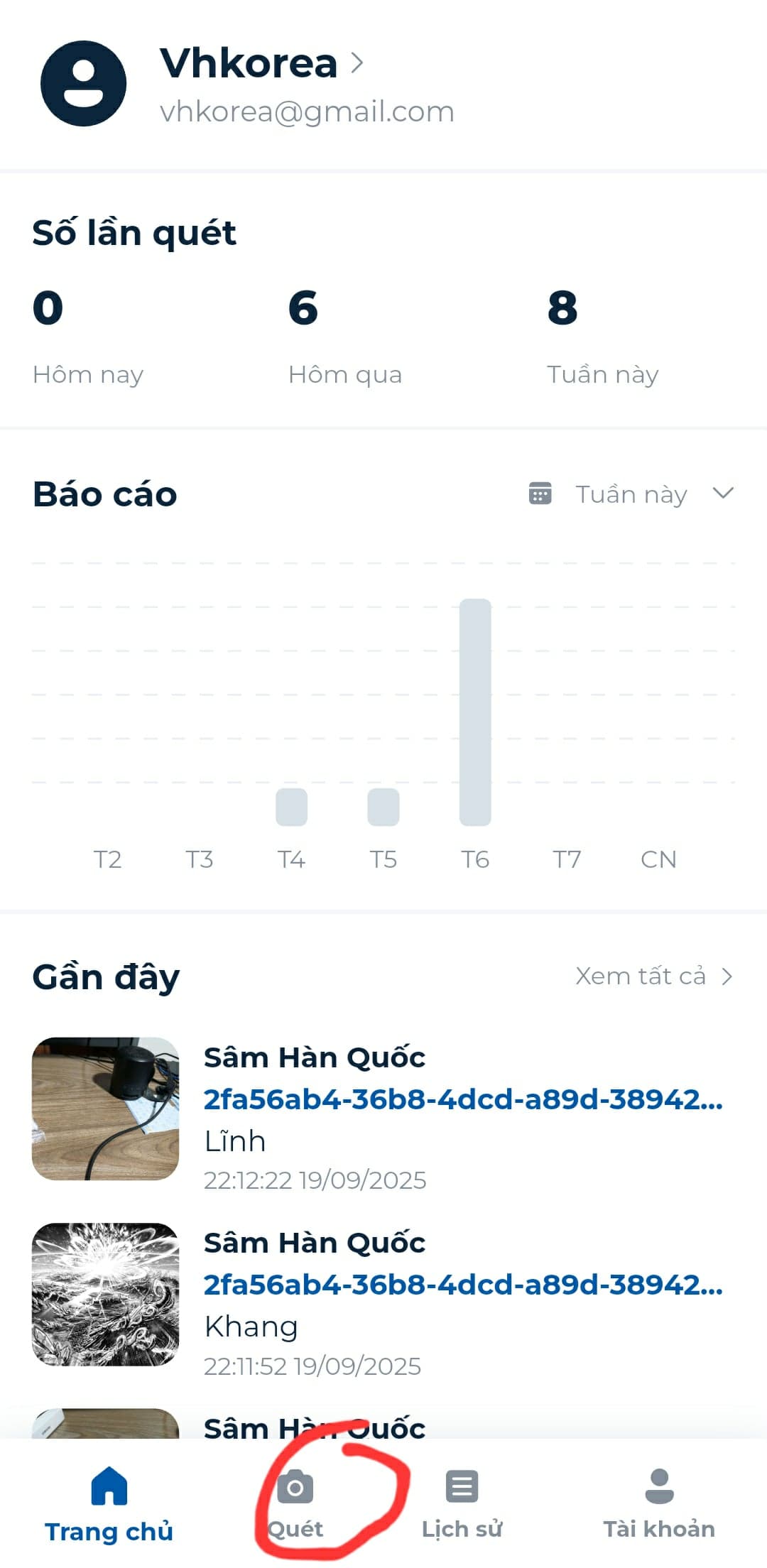 Hiển thị sản phẩm trên dashboard