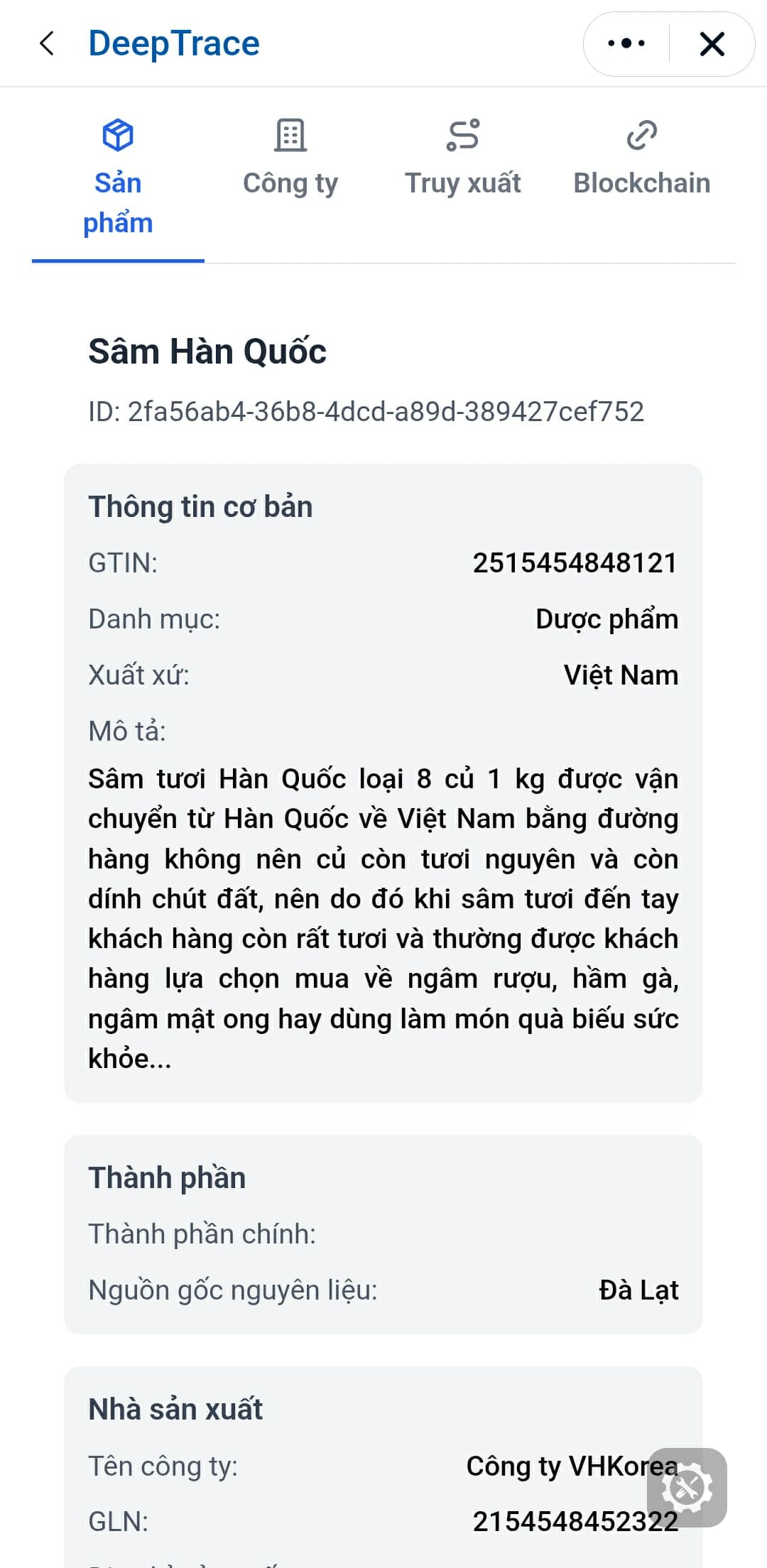 Hiển thị sản phẩm trên dashboard